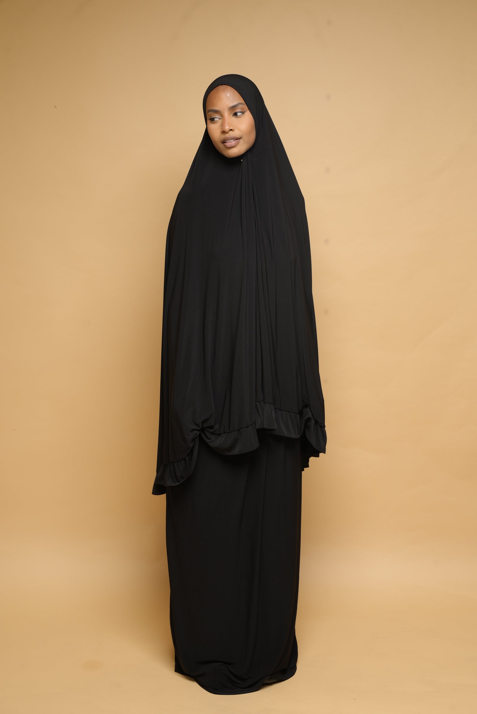 Robe de prière Jupe et Khimar BY NOUR Noir - vue 2