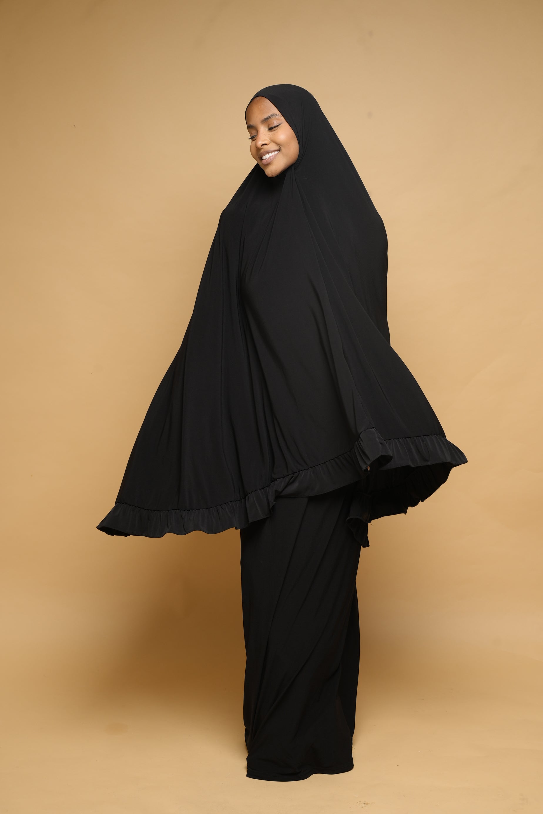 Robe de prière Jupe et Khimar BY NOUR Noir - vue 6