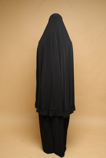 Robe de prière Jupe et Khimar BY NOUR Noir - vue 7
