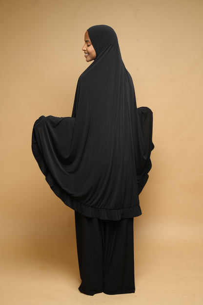 Robe de prière Jupe et Khimar BY NOUR Noir - vue 8