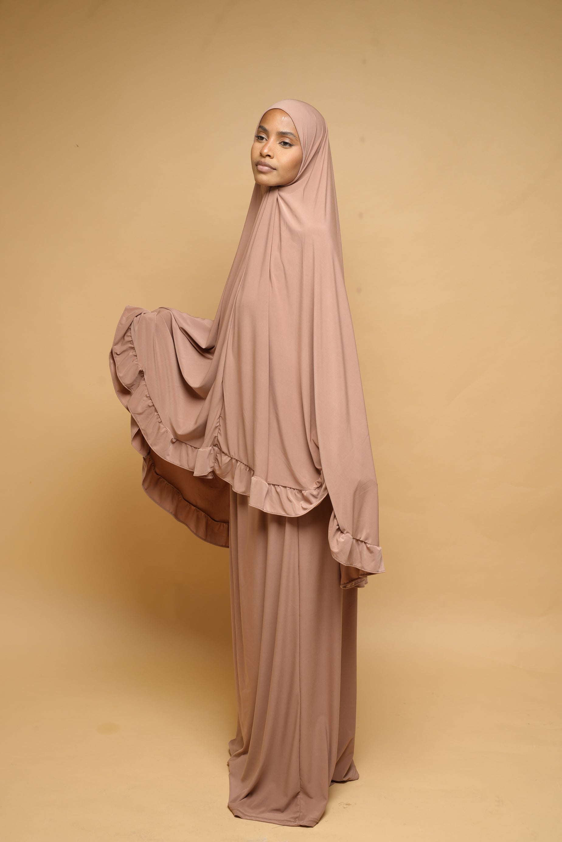 Robe de prière Jupe et Khimar BY NOUR Noisette - vue 11