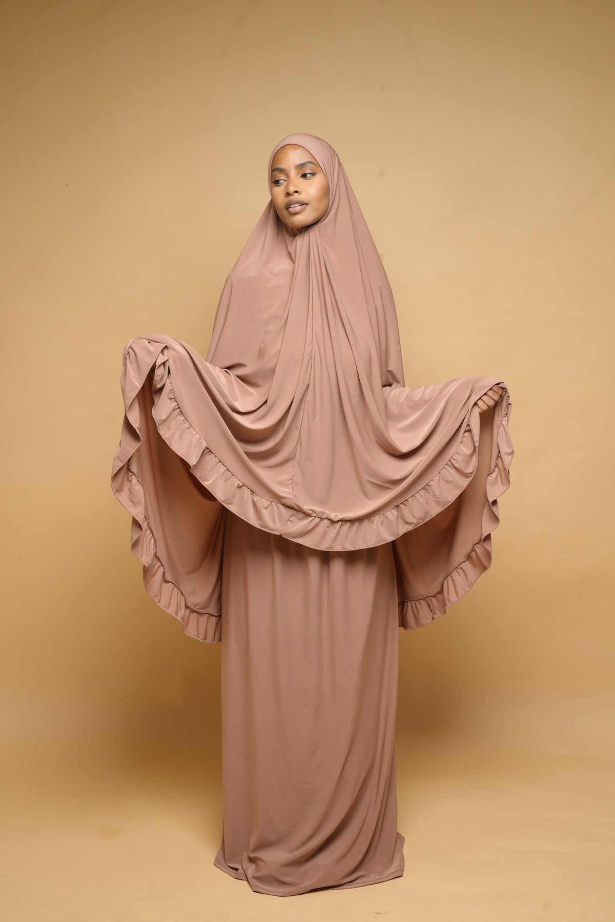 Robe de prière Jupe et Khimar BY NOUR Noisette - vue 5