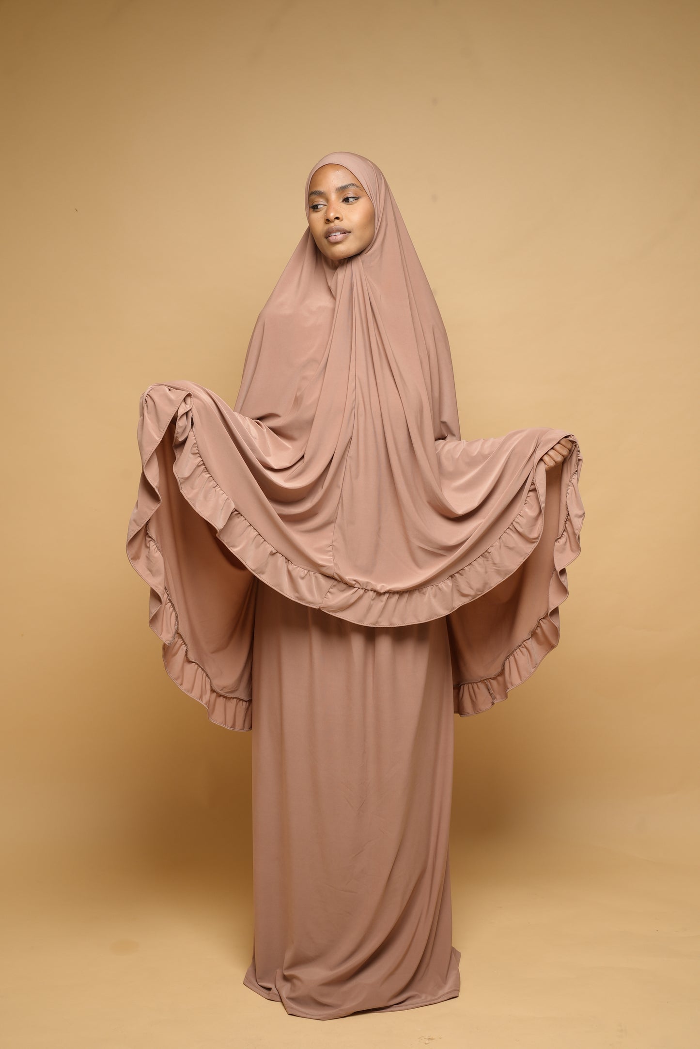 Robe de prière Jupe et Khimar BY NOUR Noisette - vue 5