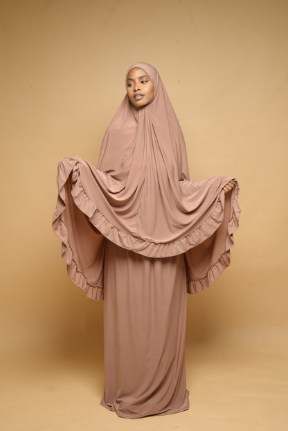 Robe de prière Jupe et Khimar BY NOUR Noisette - vue 5