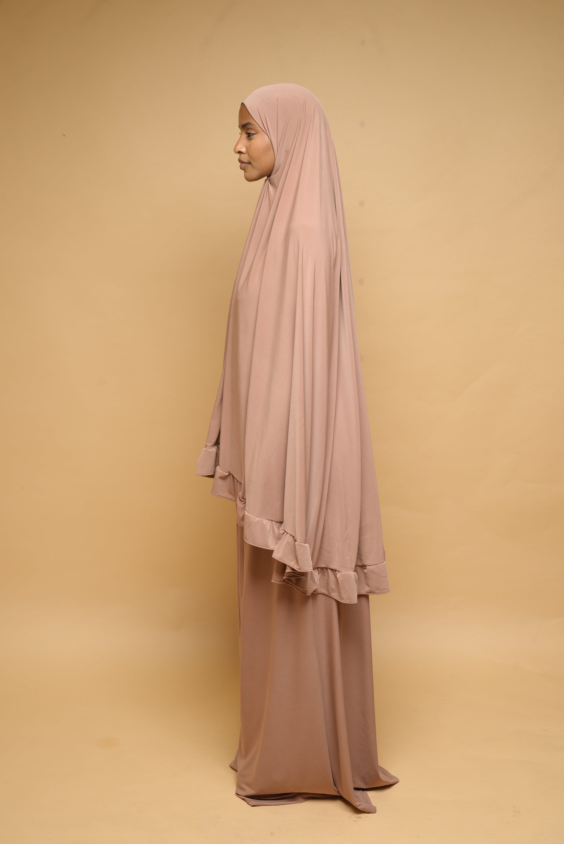 Robe de prière Jupe et Khimar BY NOUR Noisette - vue 8