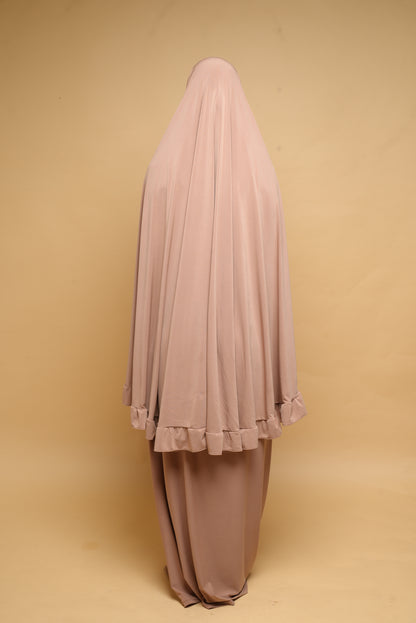 Robe de prière Jupe et Khimar BY NOUR Noisette - vue 9